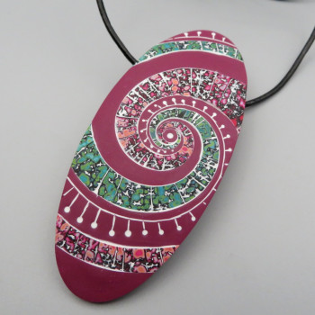 Kumbaya Pendant - "Blackeberry celebration"