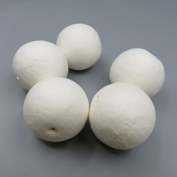 Cotton beads 5pc, 30mm