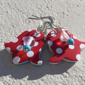 Polka Dots Earrings FREE Tutorial pdf