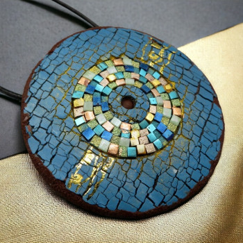 Turquoise Mosaic Pendant