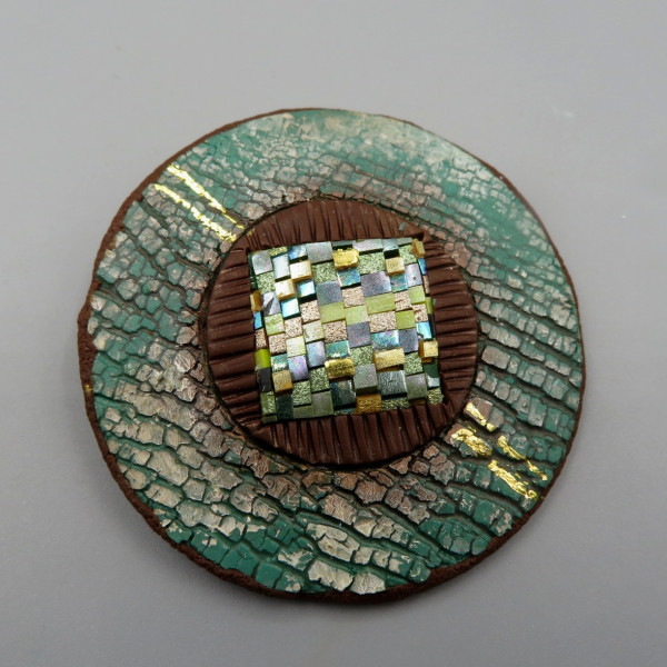 Forest Mosaic Brooch