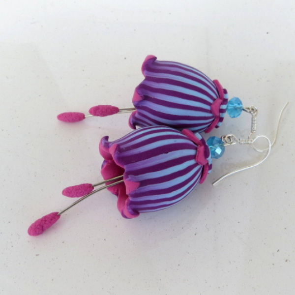 PDF-Bell Earrings Polymer Clay Tutorilal