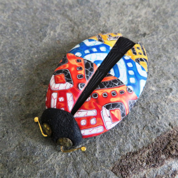 Colorful Bug Brooch 