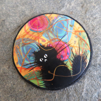 Afterparty Kitty brooch