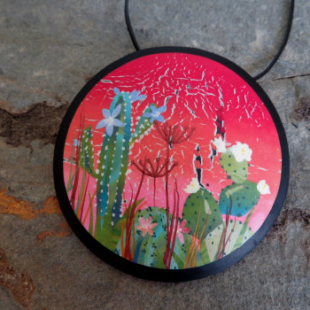 Cactus pendant 3